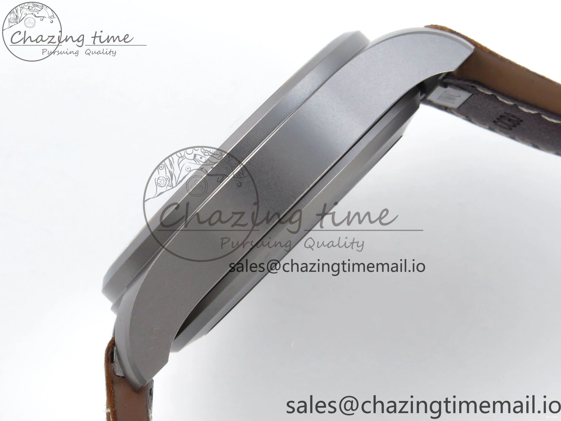 MIROTIME 0417 Big Pilot IW329701 M+F 1:1 Best Edition Black Dial on Brown Leather Strap MY RelaxedFit 7005